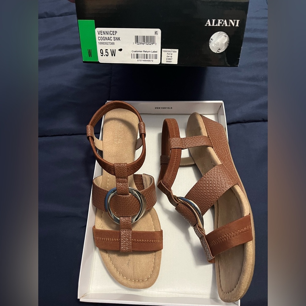 Alfani wedge sandal (wide width)